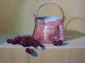 Copper Pot &amp; Red Globe Grapes