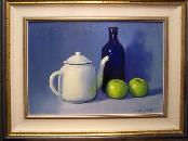 White Teapot, Green Apples &amp; Bottle